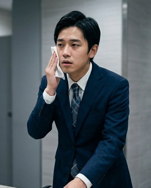[疲れたビジネスマン]